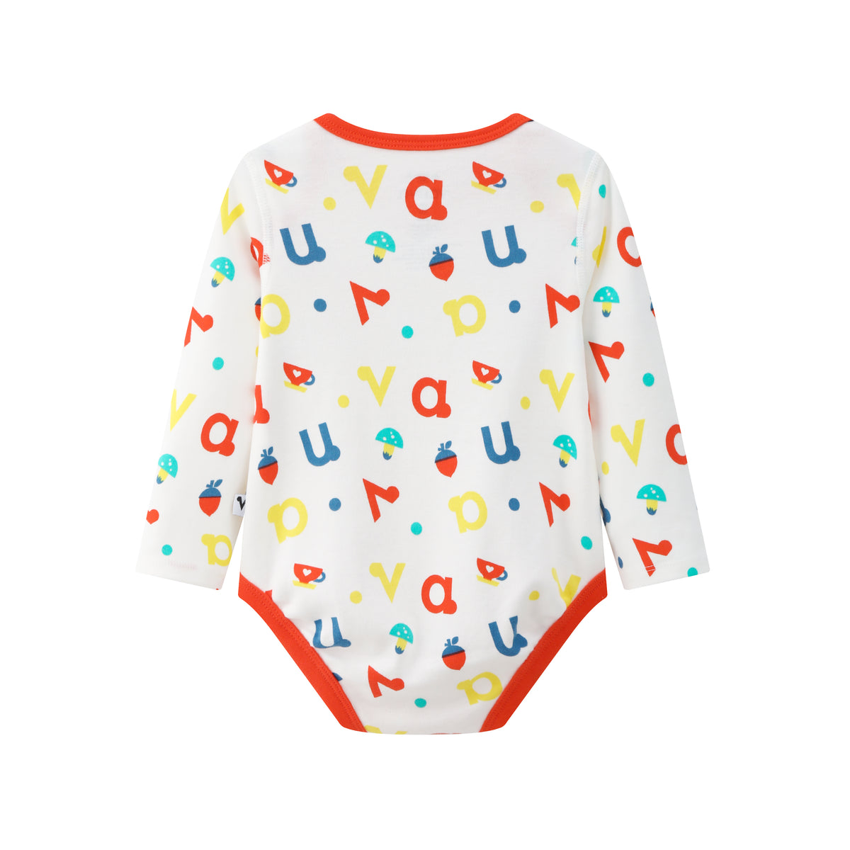 Vauva BBNS - Baby Organic Cotton Printed Bodysuits (2-Pack) product image back