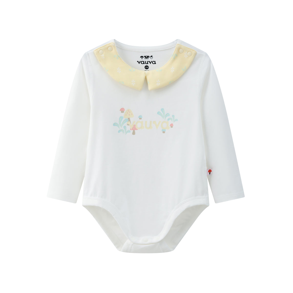 Vauva BBNS - Organic Cotton Square Collar Bodysuits (2-pack) product image front -02
