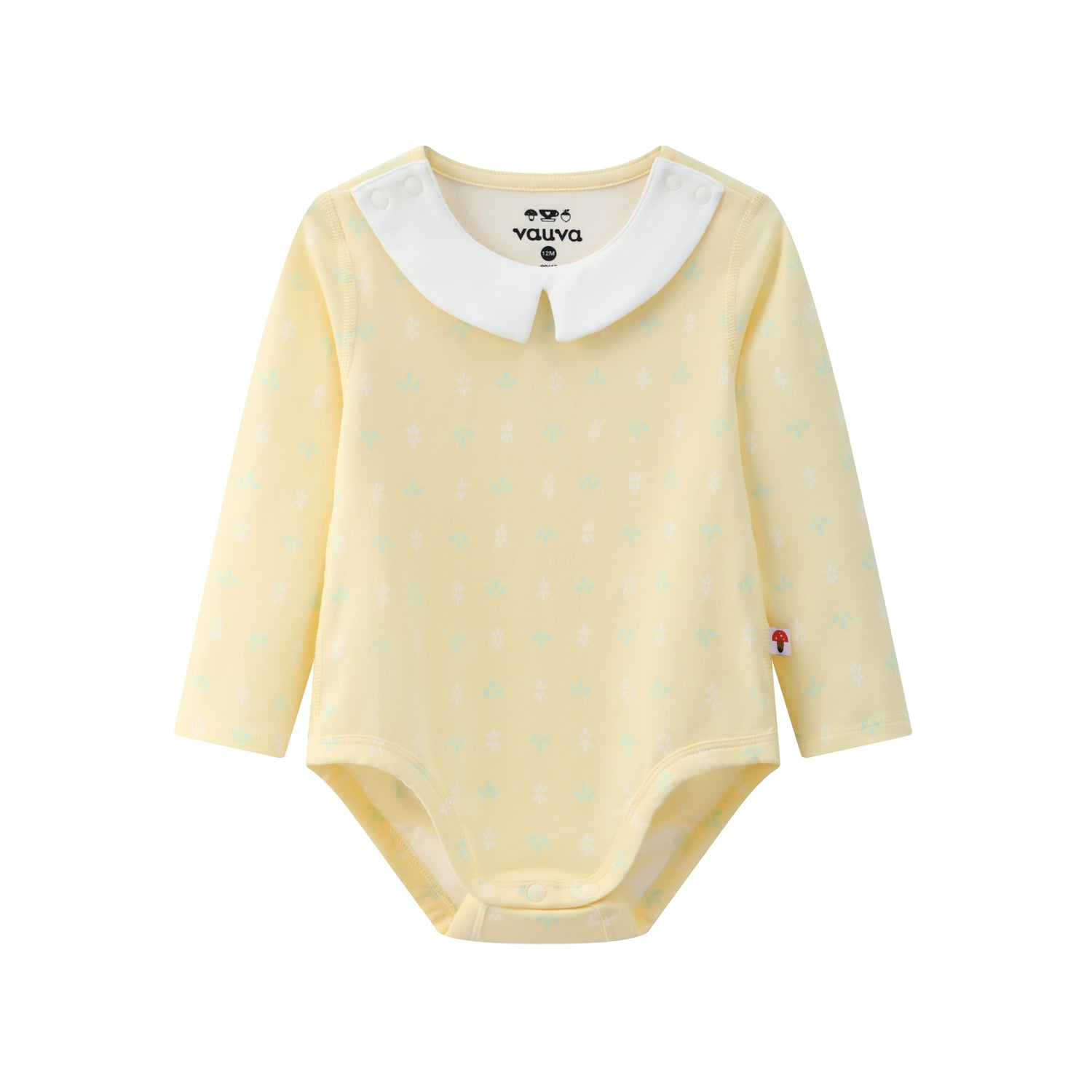 VAUVA Vauva BBNS - Organic Cotton Square Collar Bodysuits (2-pack) Bodysuit