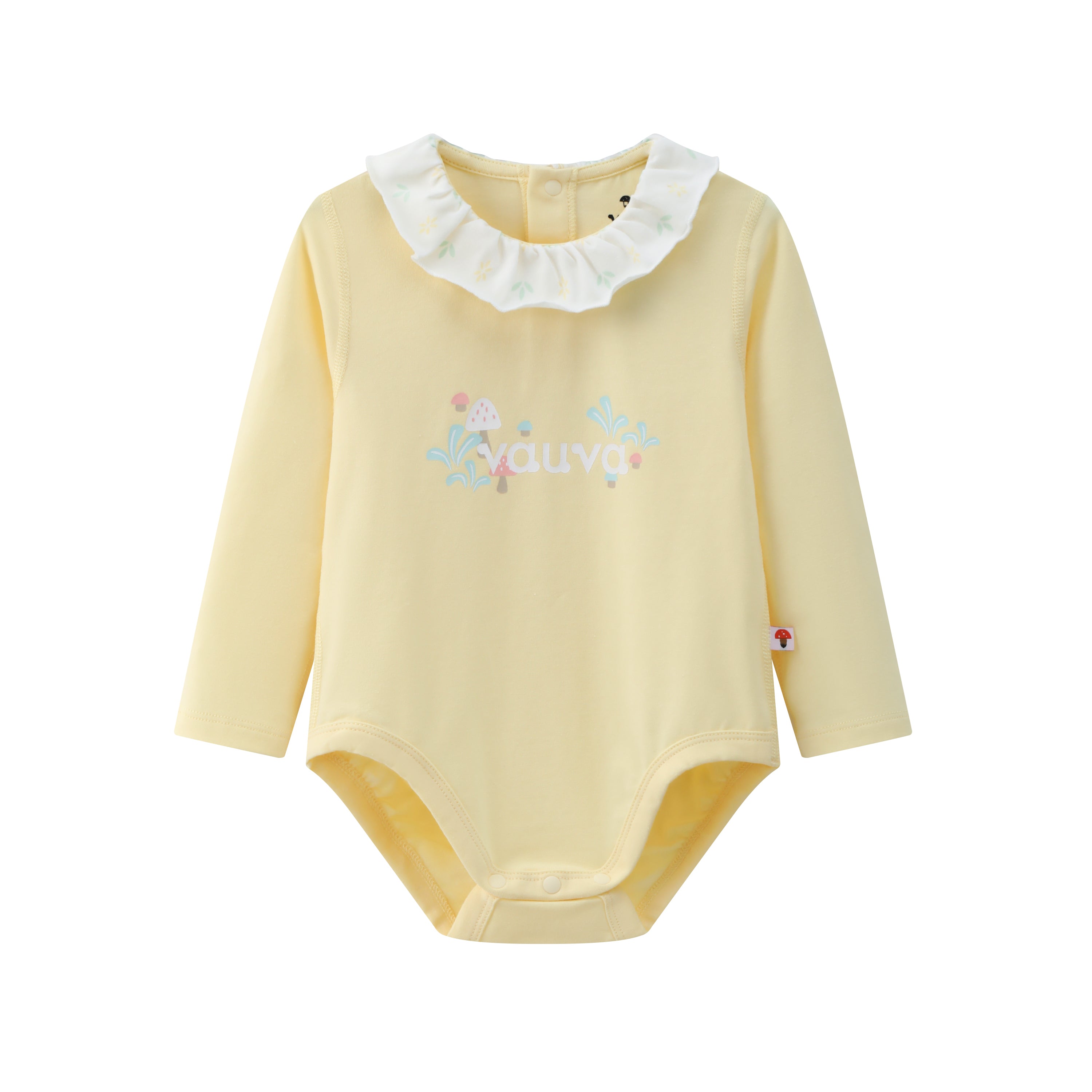 VAUVA Vauva BBNS - Organic Cotton Ruffle Collar Bodysuits (2-pack) Bodysuit