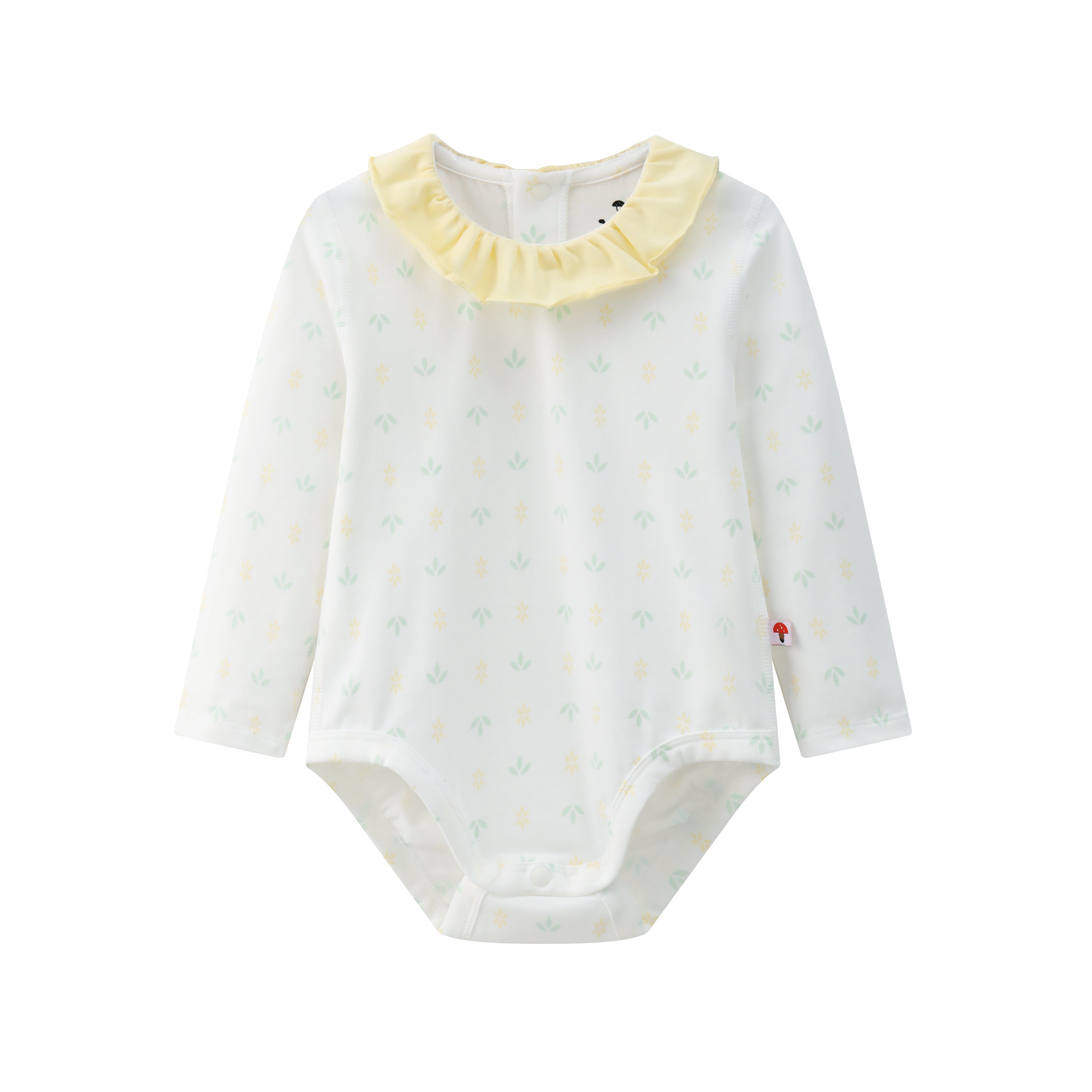 VAUVA Vauva BBNS - Organic Cotton Ruffle Collar Bodysuits (2-pack) Bodysuit