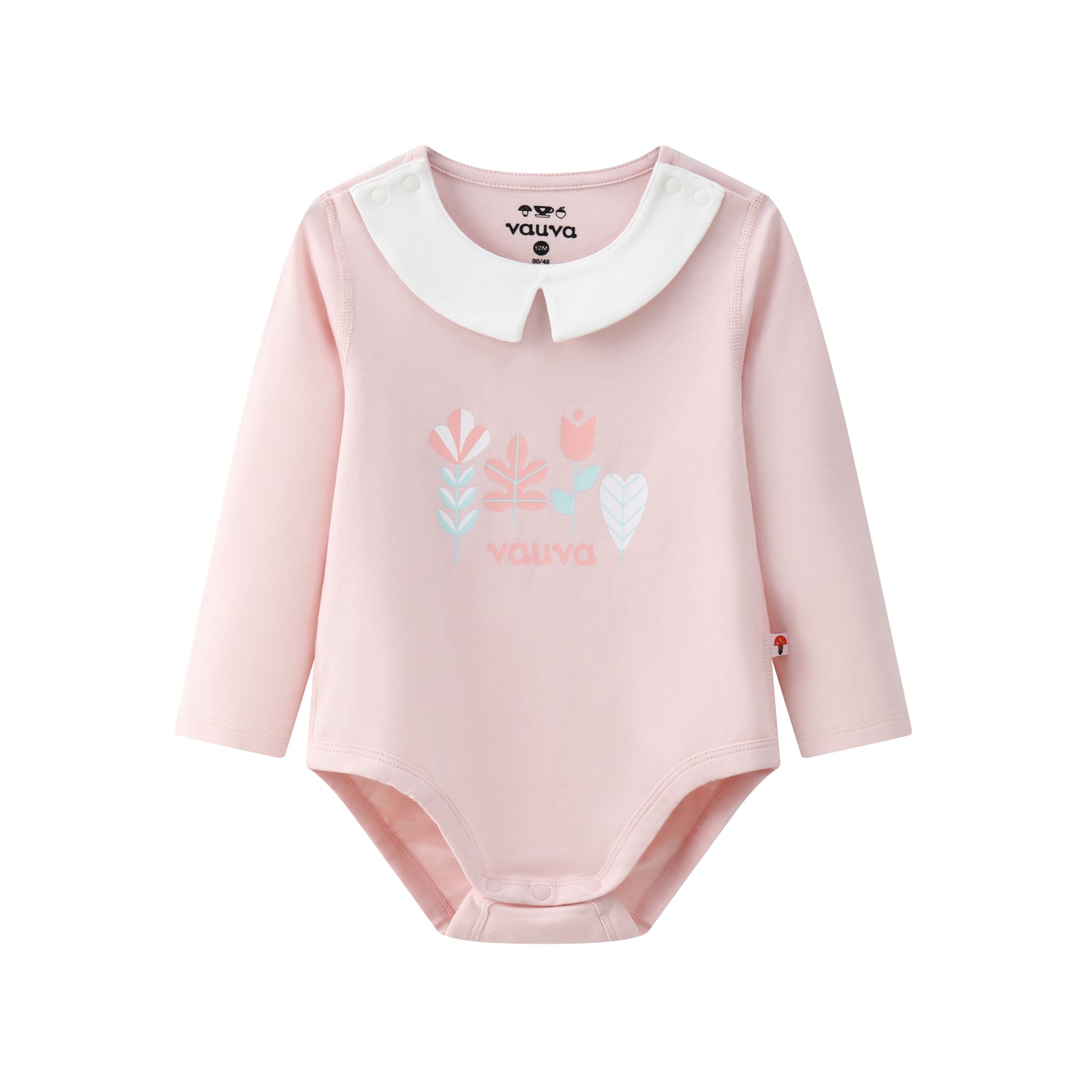 VAUVA Vauva BBNS - Organic Cotton Pink Long-sleeved Bodysuits (2-pack) Bodysuit