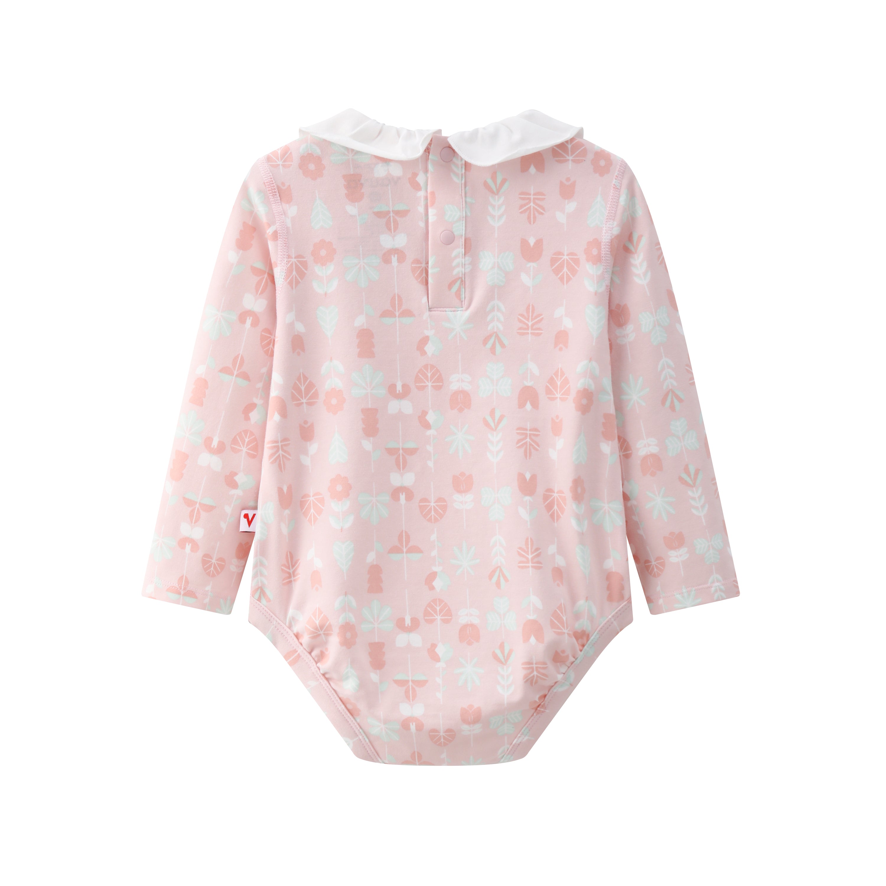 VAUVA Vauva BBNS - Organic Lotus Collar Floral Cotton Bodysuits (2-pack) Bodysuit