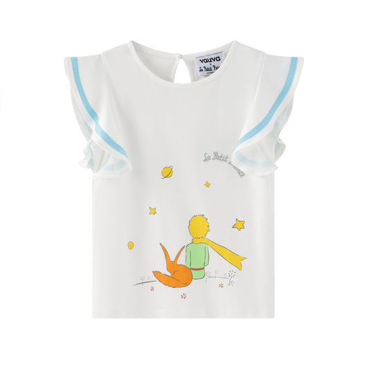 Toddler Girl's Little Prince Print T-Shirt
