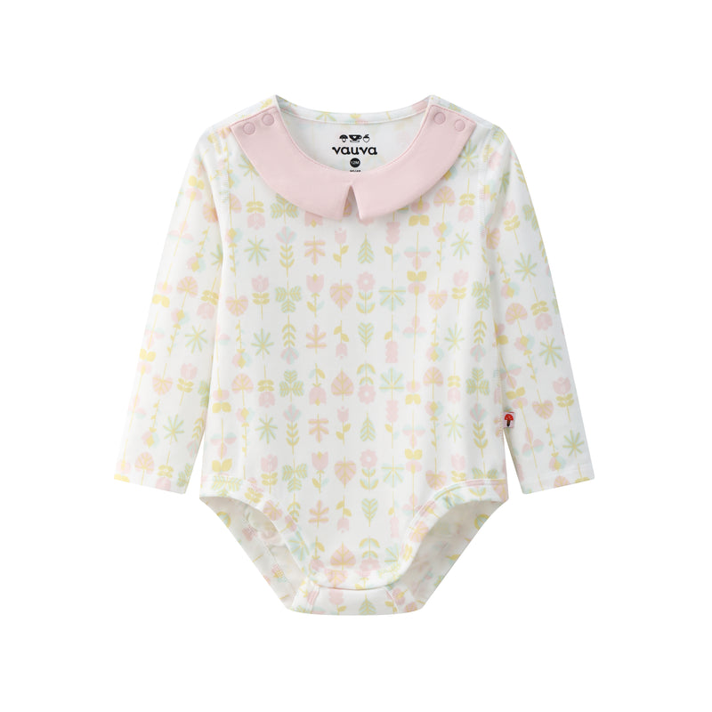 Vauva BBNS - Organic Cotton Pink Long-sleeved Bodysuits (2-pack) product image front -03