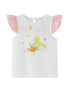 Vauva x Le Petit Prince Vauva x Le Petit Prince - Baby Girl Yarn Dyed Stripe Little Prince Print T-shirt Tops
