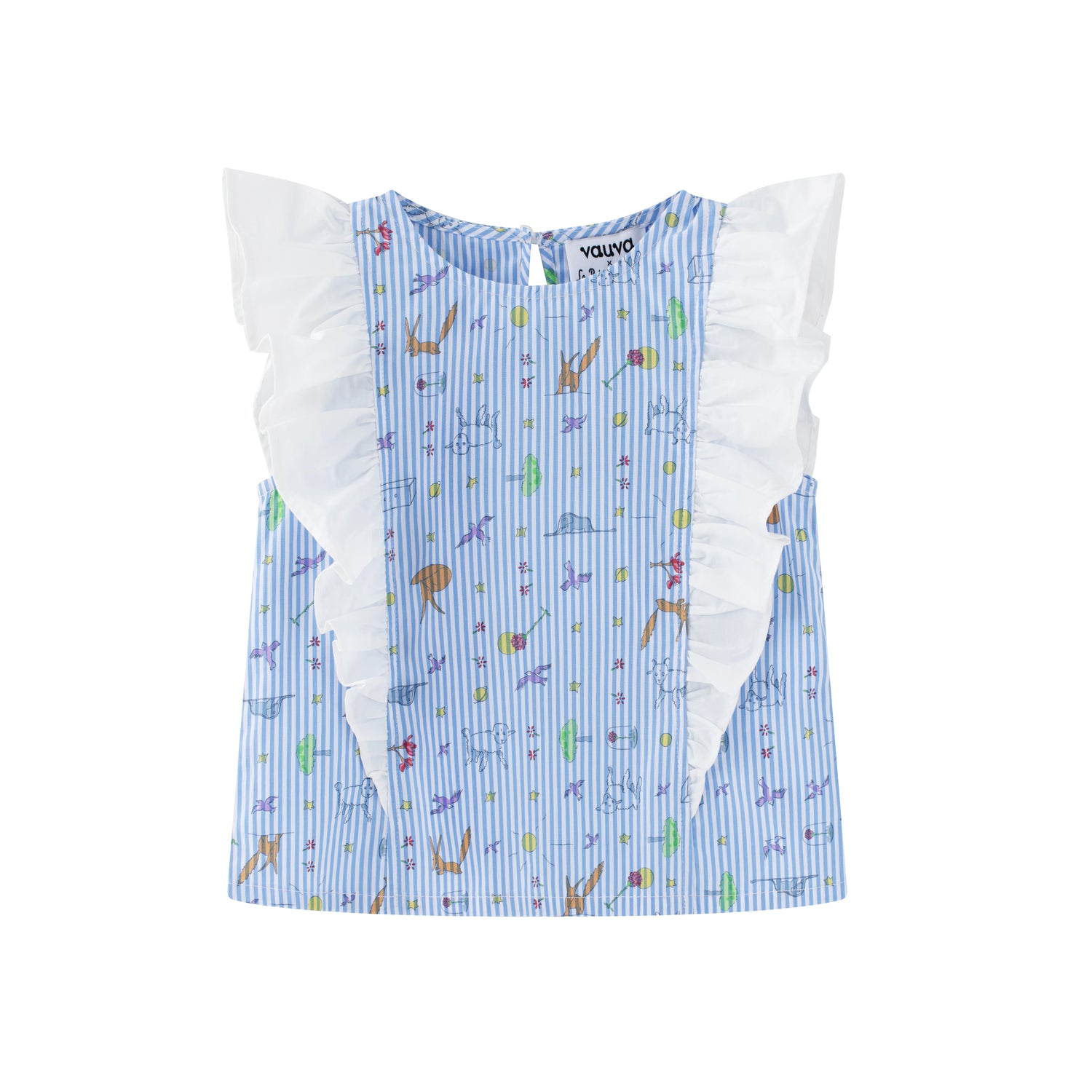 Vauva x Le Petit Prince Vauva x Le Petit Prince - Toddler Girl Yarn Dyed Stripe Layer Top Tops