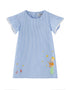 Vauva x Le Petit Prince Vauva x Le Petit Prince - Toddler Girl Yarn Dyed Stripe Dress - Blue Dresses
