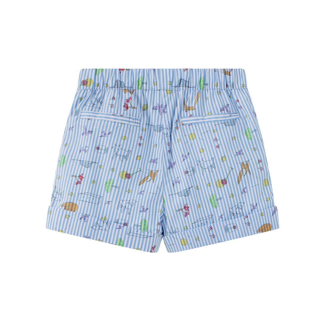 Vauva x Le Petit Prince Vauva x Le Petit Prince - Toddler Girl Strength Cotton Twill Embroidered Shorts Shorts