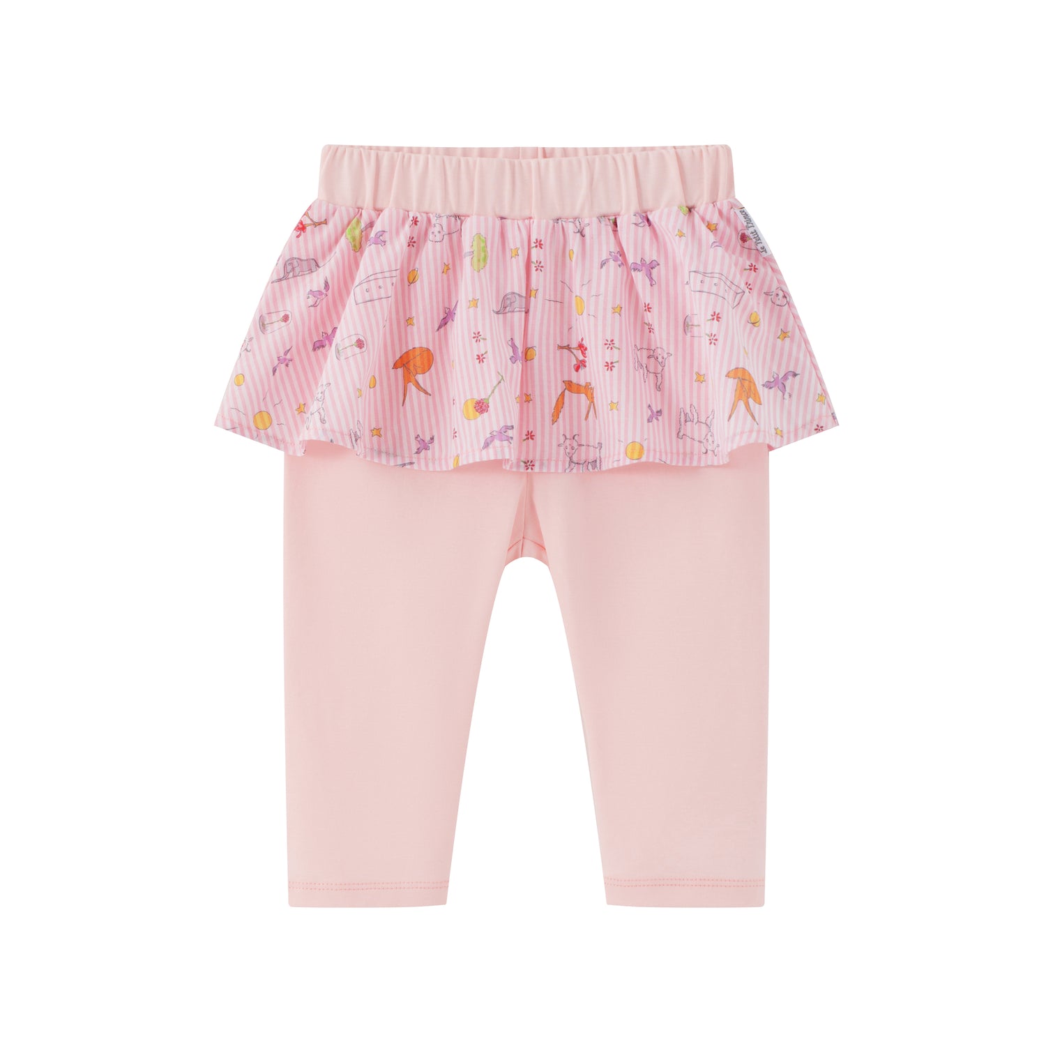 Vauva x Le Petit Prince Vauva x Le Petit Prince - Baby Girl Yarn Dyed Stripe Frill Pants- Pink Pants