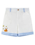 Toddler Little Fox Embroidered Shorts