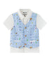 Vauva x Le Petit Prince Vauva x Le Petit Prince - Baby Boy Yarn Dyed Stripe 2 in 1 Polo Shirt Polo Shirt