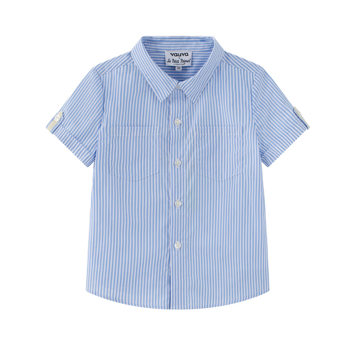 Vauva x Le Petit Prince - Toddler Boy 2 in 1 Printed Shirt - White Blue