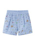 Vauva x Le Petit Prince Vauva x Le Petit Prince - Baby Boy Yarn Dyed Stripe All Over Print Shorts - Blue Shorts