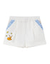 Toddler Girl Strength Cotton Twill Embroidered Shorts