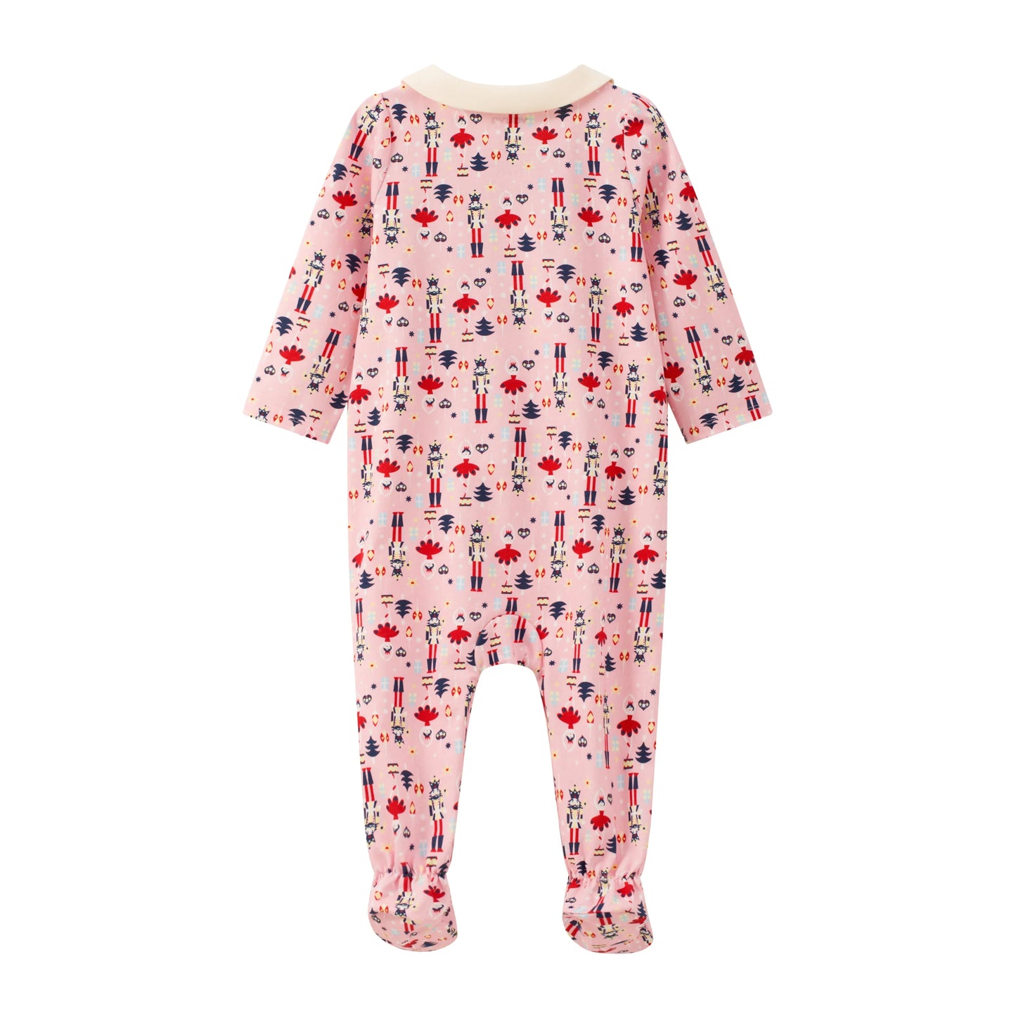 Nutcracker-Print Romper