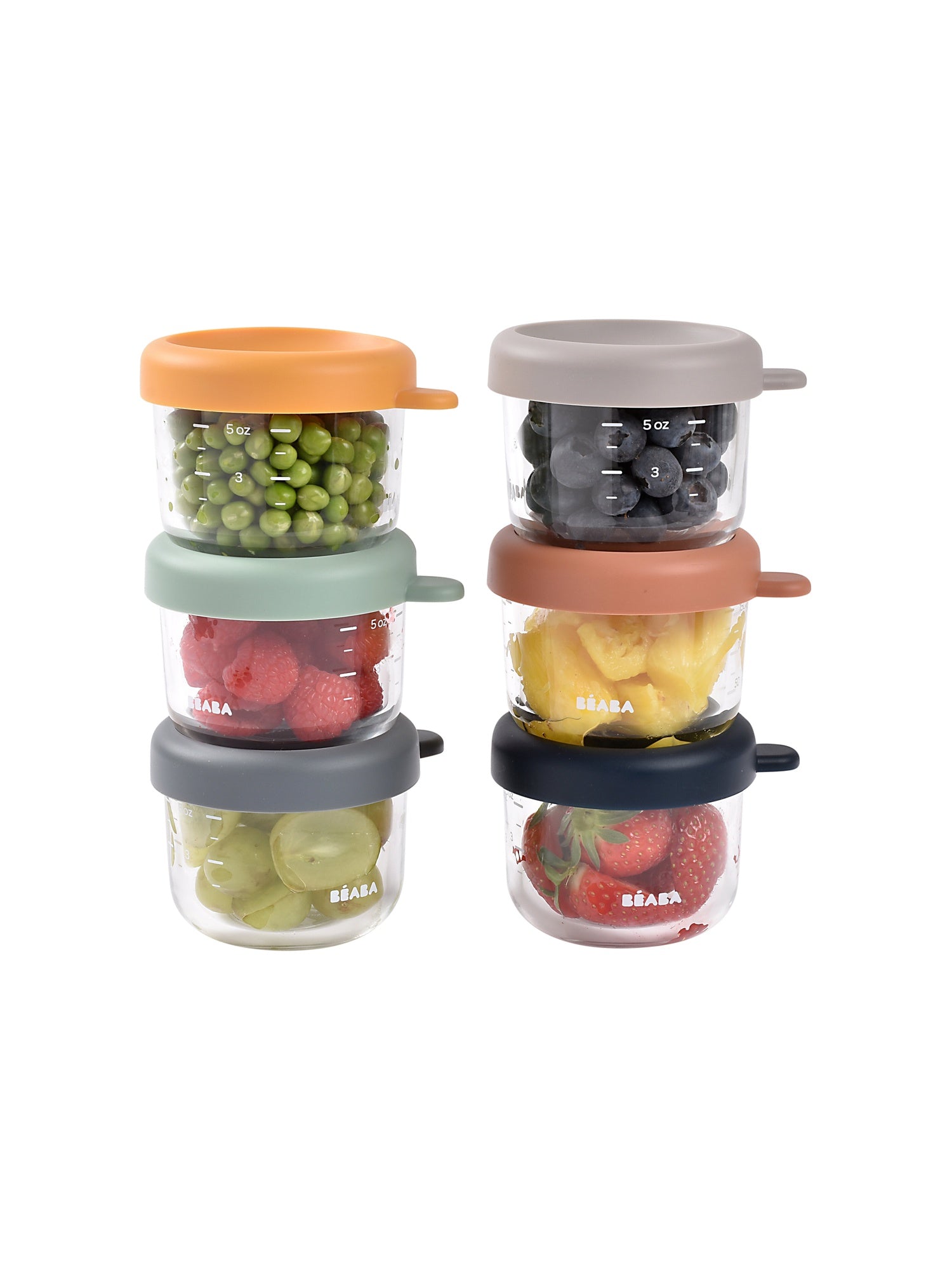 Set Of 6 Conservation Glass Jars