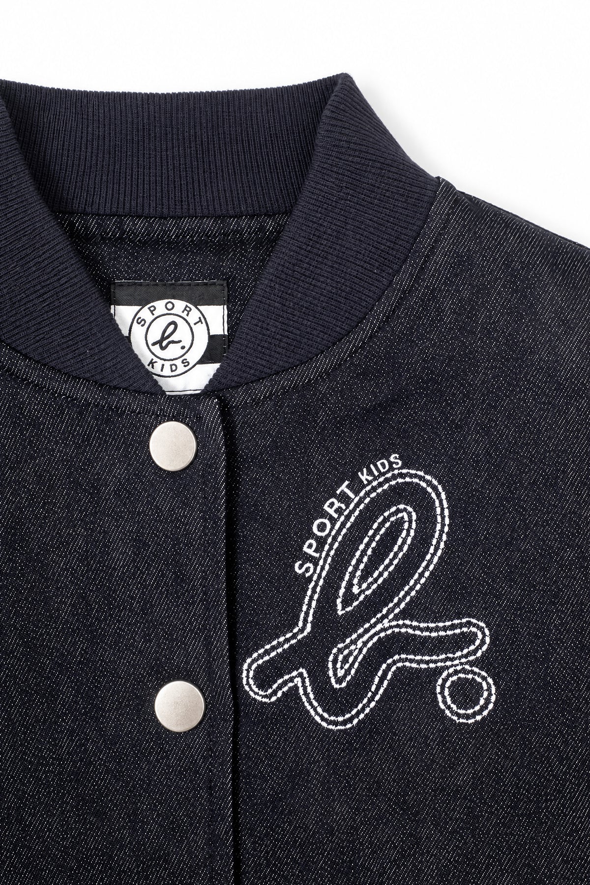 Girls Embroidered Logo Bomber Jacket