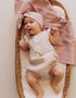 Muslin Romper With Wings (GOTS)