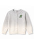Kids Gradient Dino Patch Knit Cardigan
