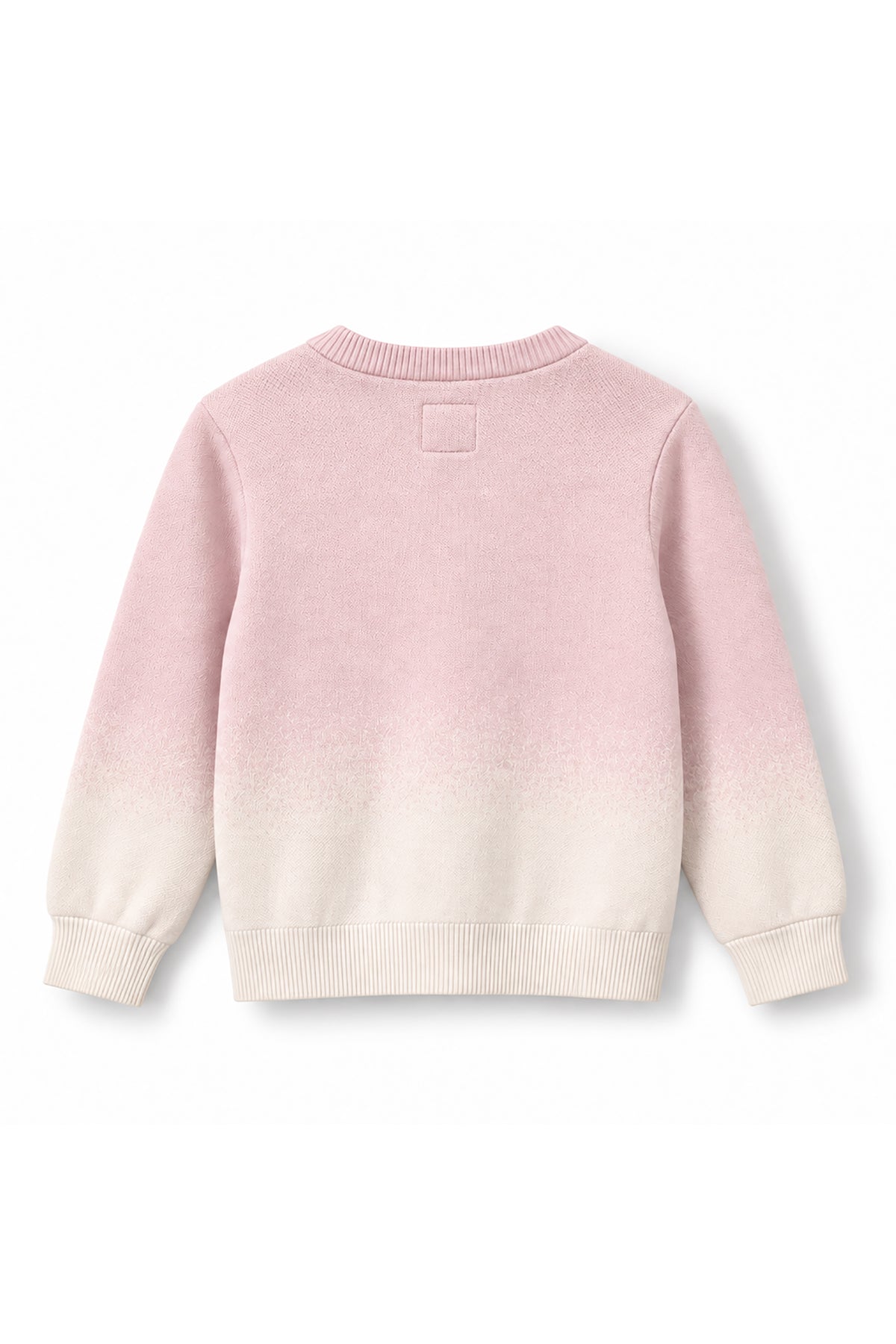 Girls Gradient Dino Patch Knit Cardigan