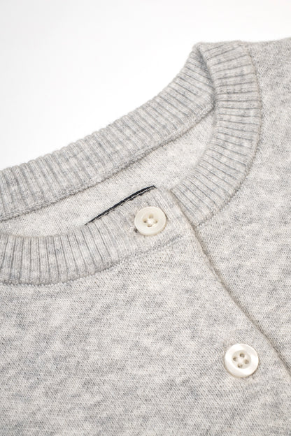 Kids Gradient Dino Patch Knit Cardigan