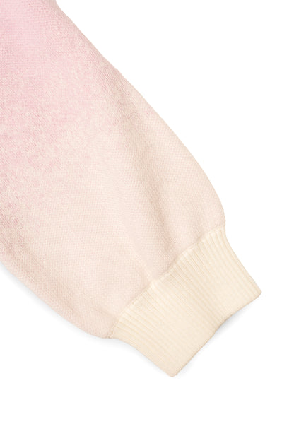 Girls Gradient Dino Patch Knit Cardigan