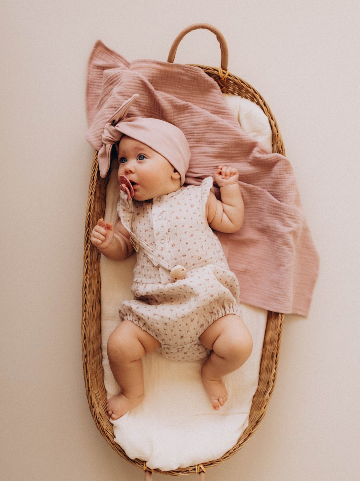 Muslin Pacifier Clip (GOTS)