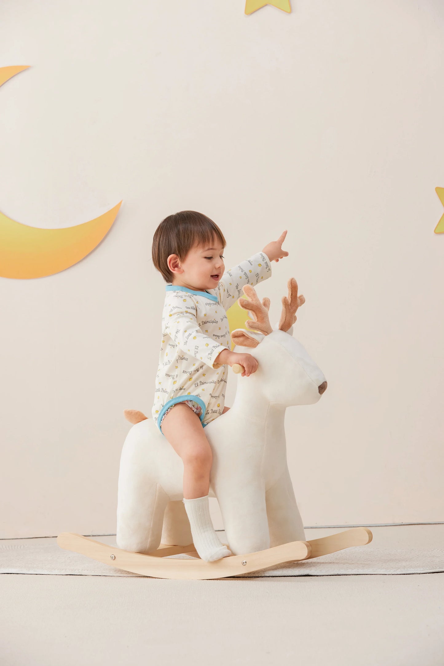 Vauva x Le Petit Prince Vauva x Le Petit Prince - Baby Boy Little Prince Full Print Long Sleeve Bodysuit Bodysuit
