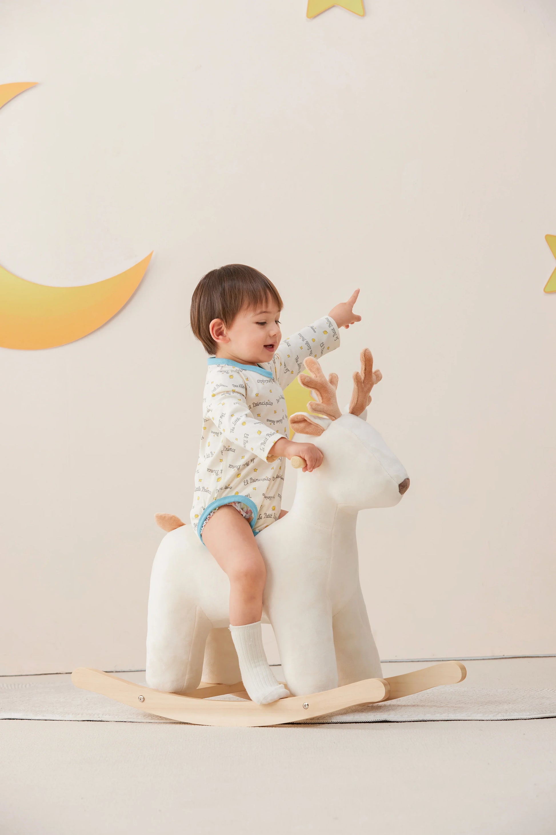 Vauva x Le Petit Prince Vauva x Le Petit Prince - Baby Boy Little Prince Full Print Long Sleeve Bodysuit Bodysuit