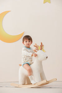 Vauva x Le Petit Prince - Baby Boy Little Prince Full Print Long Sleeve Bodysuit model front