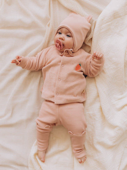 Leggings With Teddy Ears 2X1 Rib (GOTS)