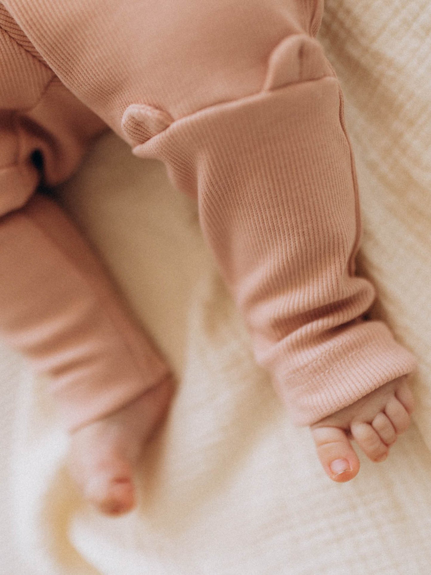 Leggings With Teddy Ears 2X1 Rib (GOTS)