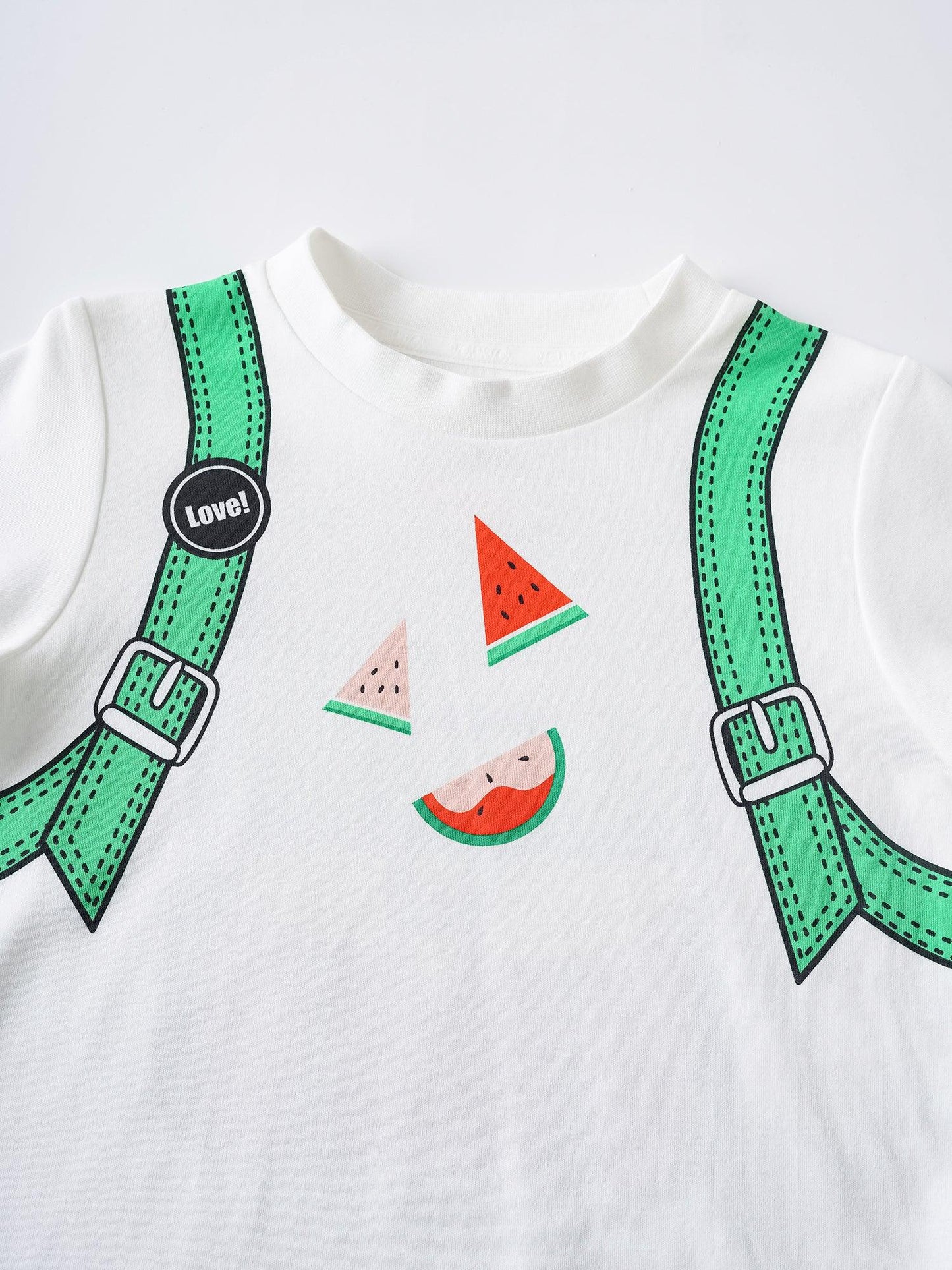 Boys Short Sleeve Backpack Print Tee