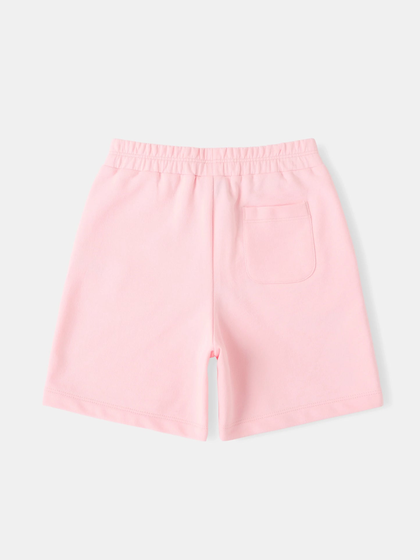 Girls Blush Pink Embroidery Sweat Shorts