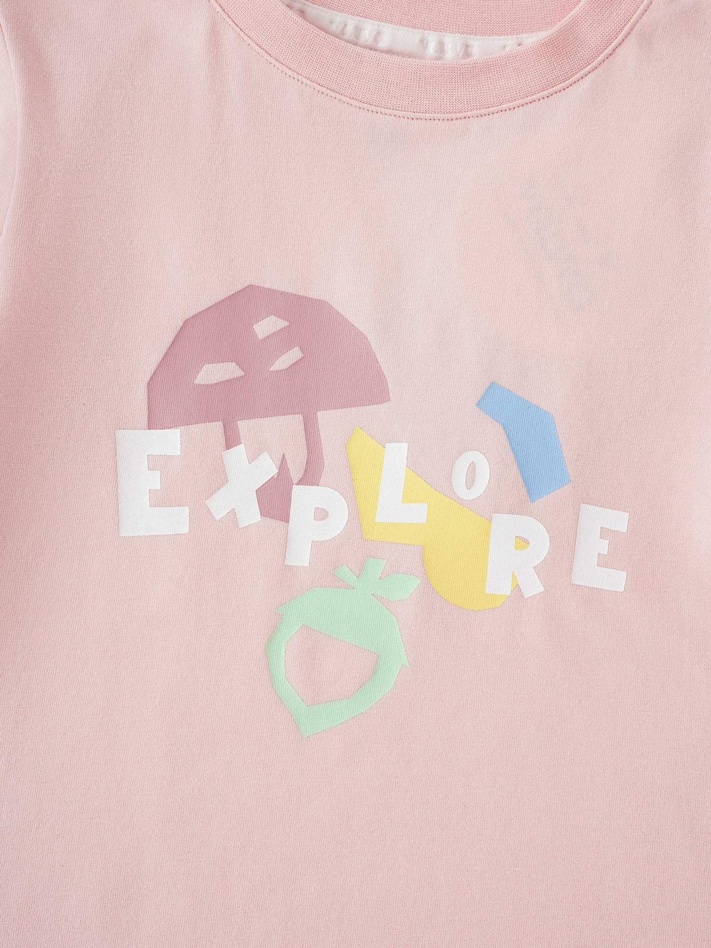 Girls Short Sleeve Explore Graphic Tee