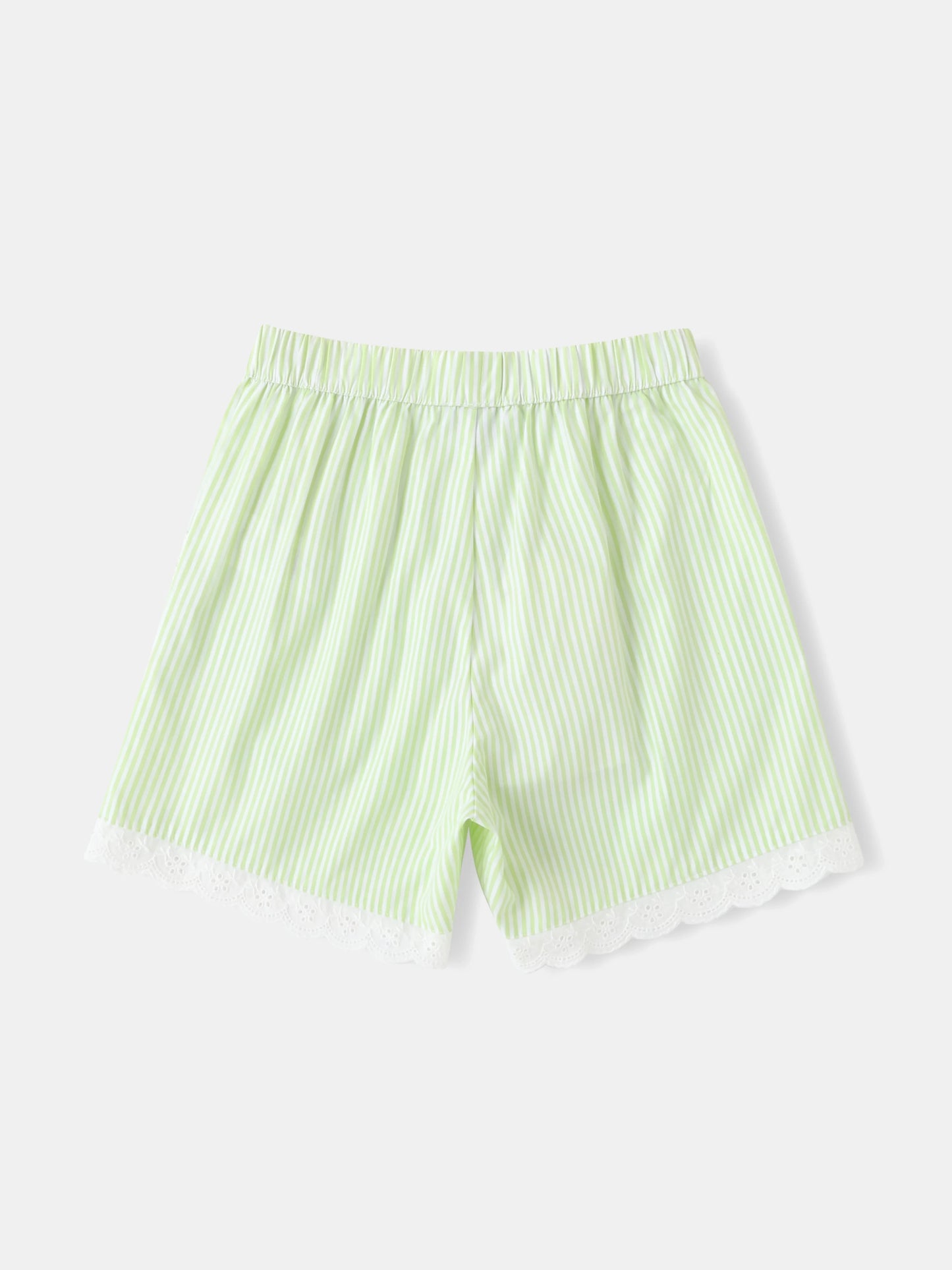 Girls Lace-Trimmed Shorts