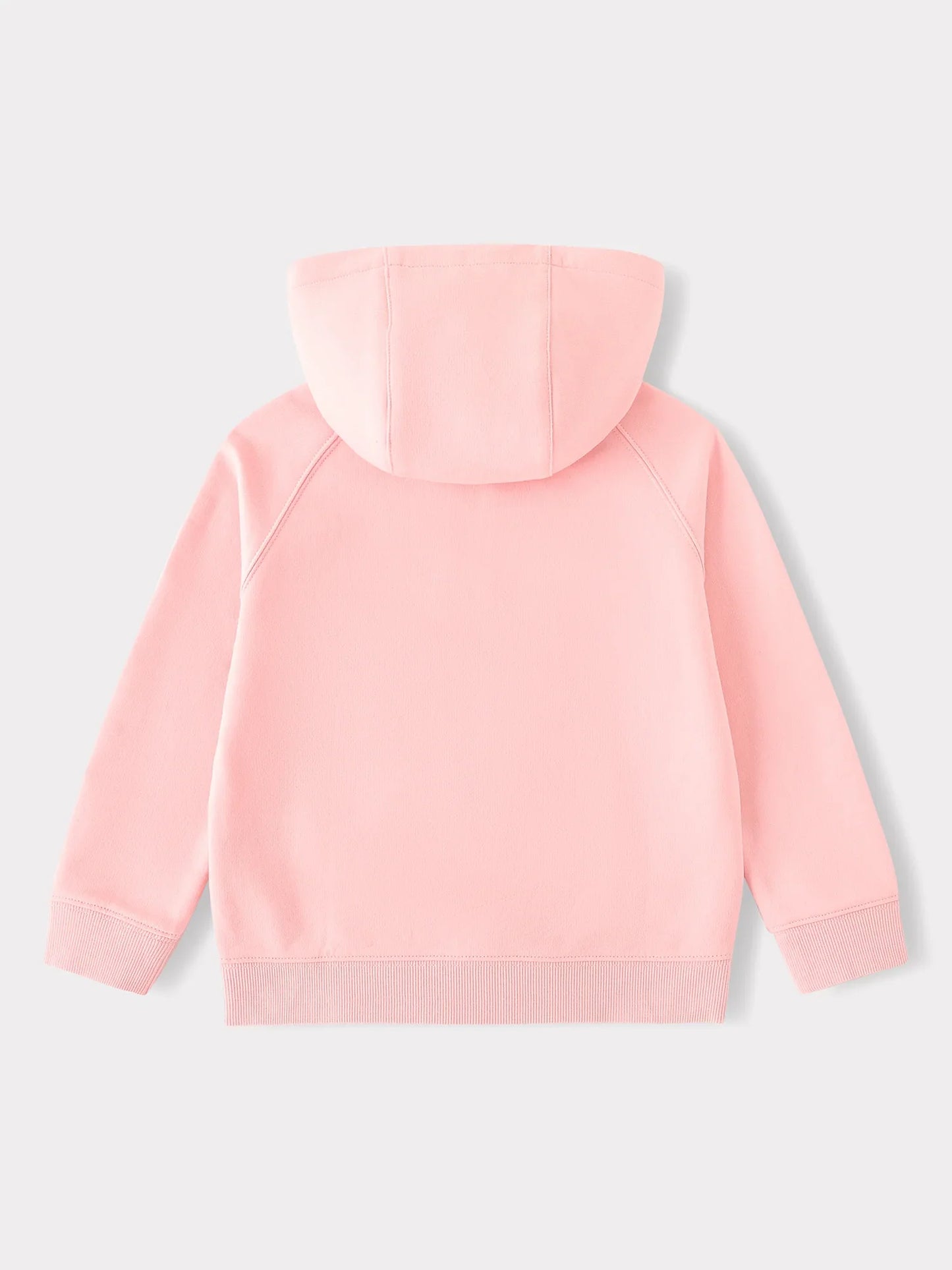 Kid Long Sleeve Embroidery Zipped Hoodie