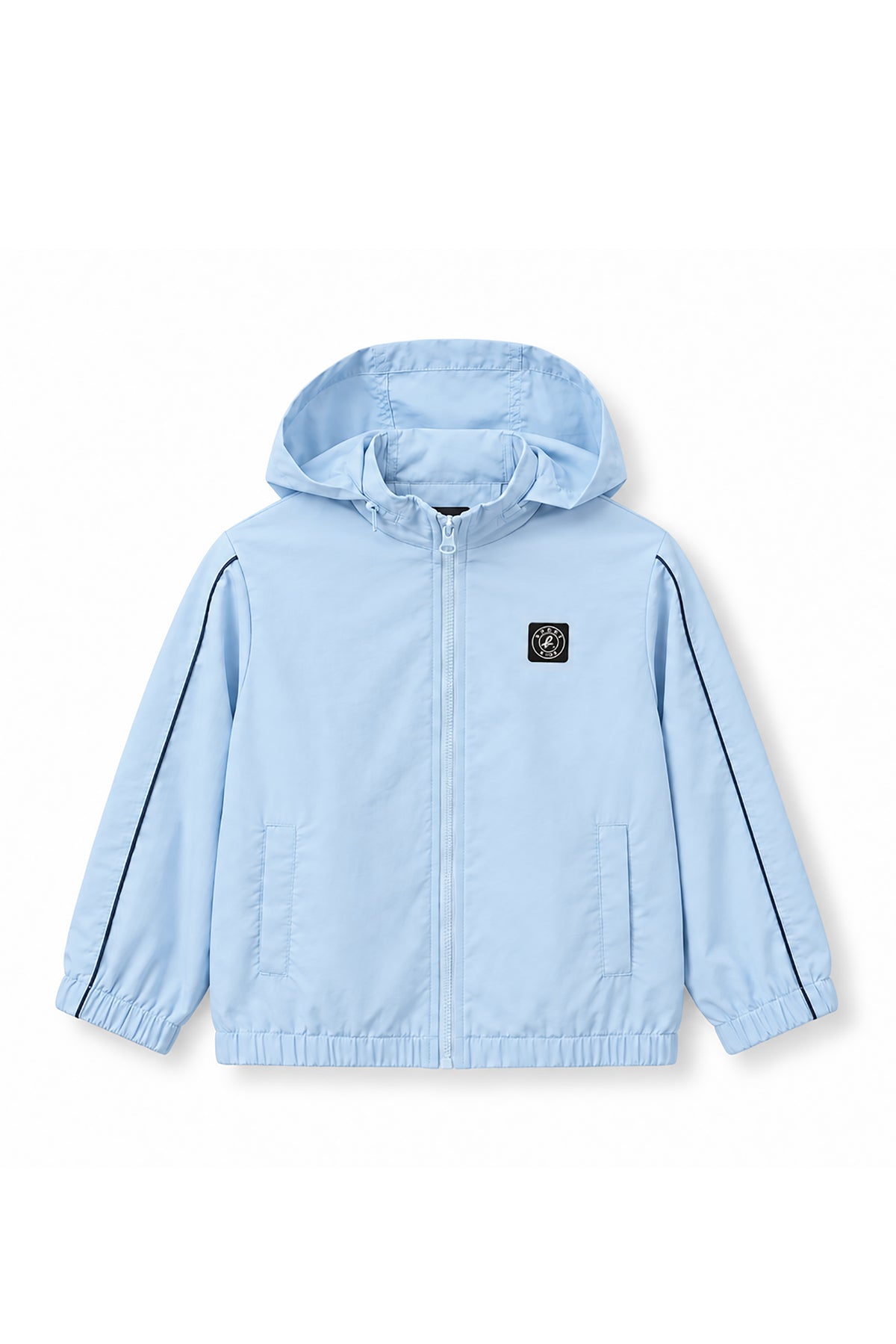 Boys Logo Badge Hooded Windbreaker