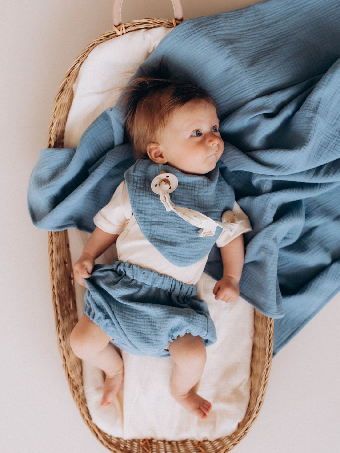 Muslin Pacifier Clip (GOTS)