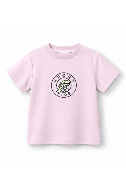 Kids Dino Logo Short Sleeve T-Shirt