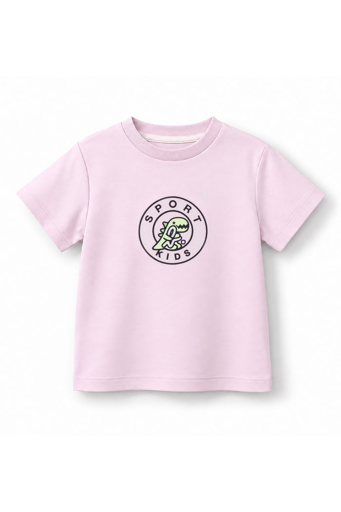 Kids Dino Logo Short Sleeve T-Shirt
