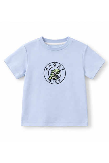 Kids Dino Logo Short Sleeve T-Shirt