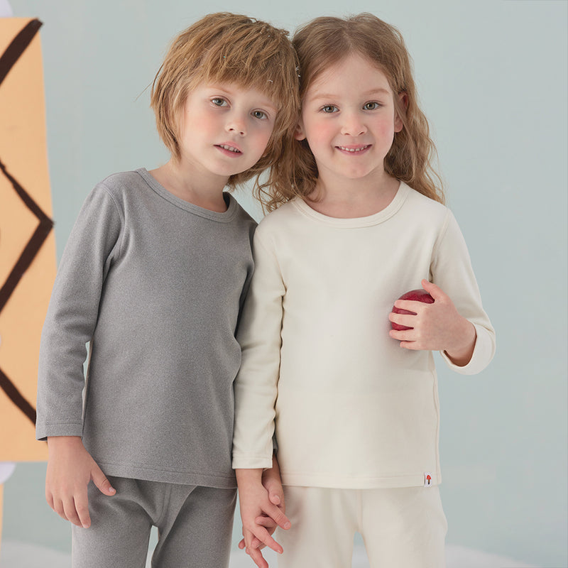 Vauva - CozyKids Thermal Duo Set (Red)-model image