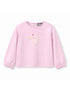 Girls Cosmic Dino Patch Long Sleeve Top