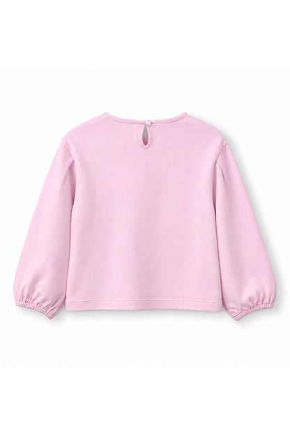 Girls Cosmic Dino Patch Long Sleeve Top