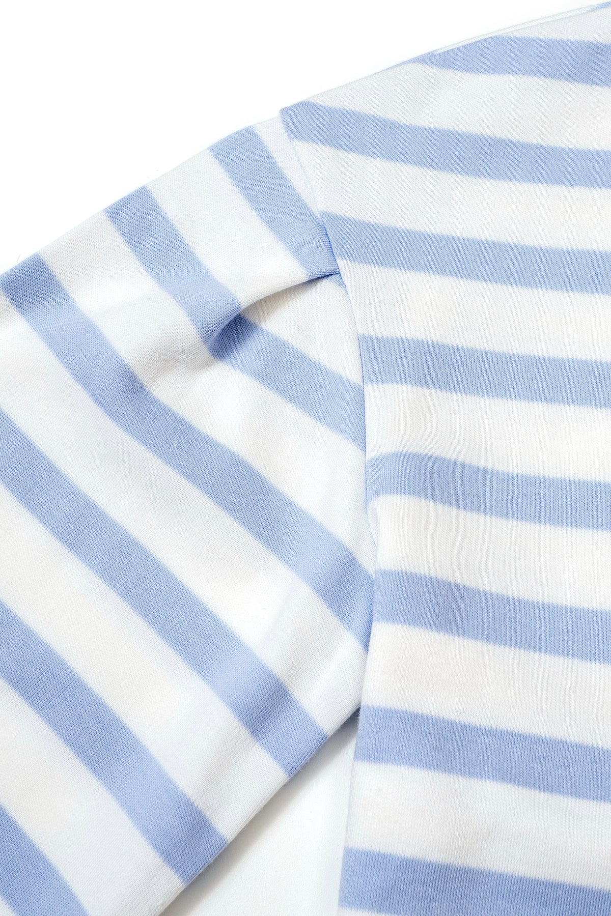 Girls Striped Dino Patch Long Sleeve Top