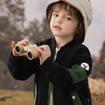 VAUVA Vauva FW23 - Boys Zip Long Sleeve Jacket (Black/Green) Coat & Jacket