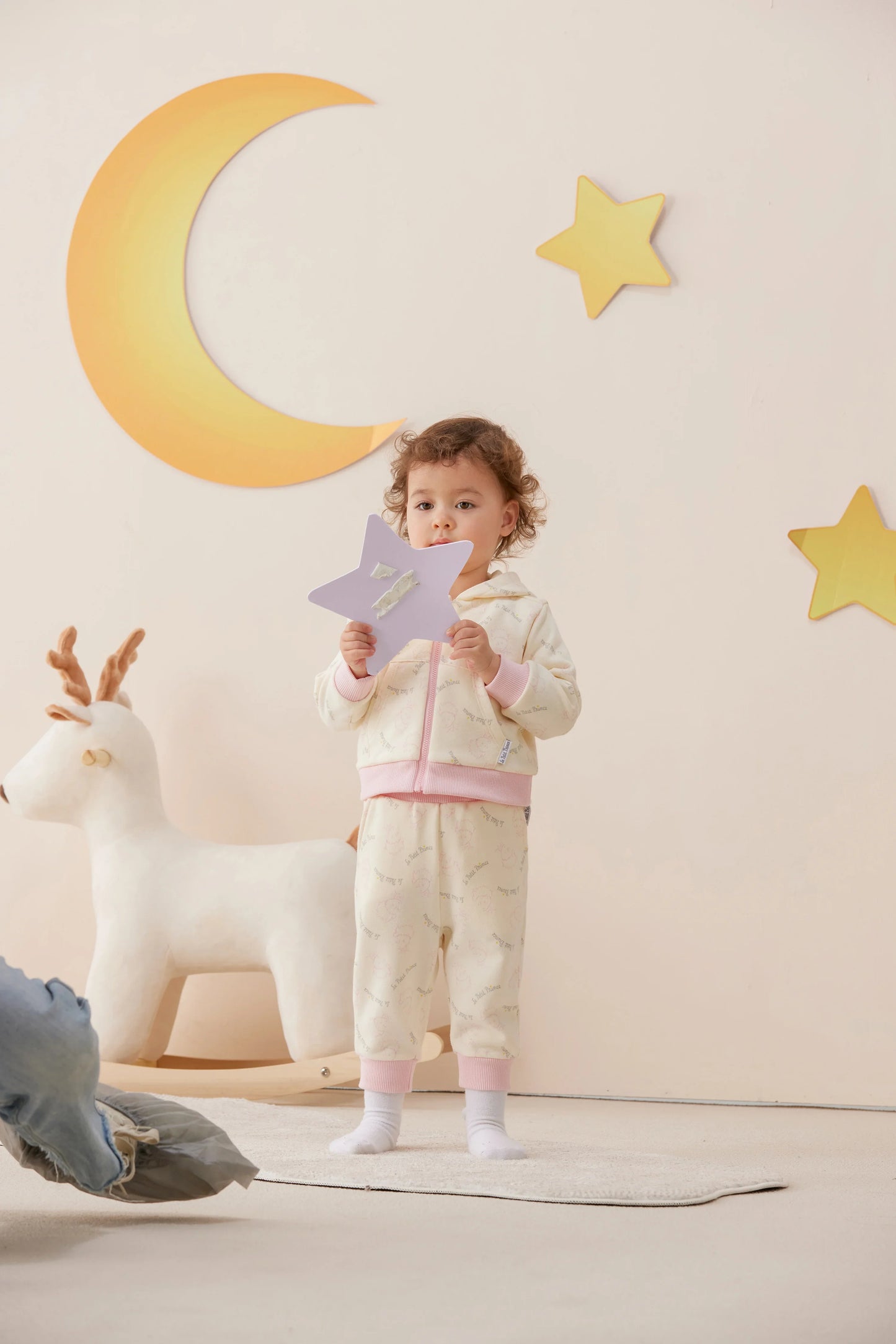 Vauva x Le Petit Prince Vauva x Le Petit Prince - Baby Cotton Trackpants (Pink) Pants