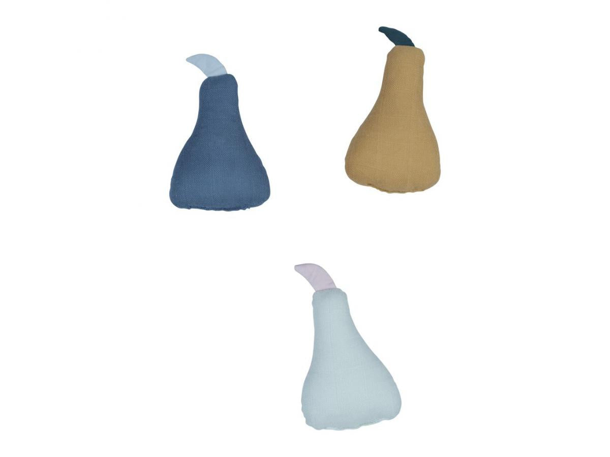 FABELAB Fabelab - Rattle - Pear - Offcuts Soft Toys